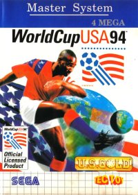 World Cup USA 94 PAL Sega Master System PAL box art